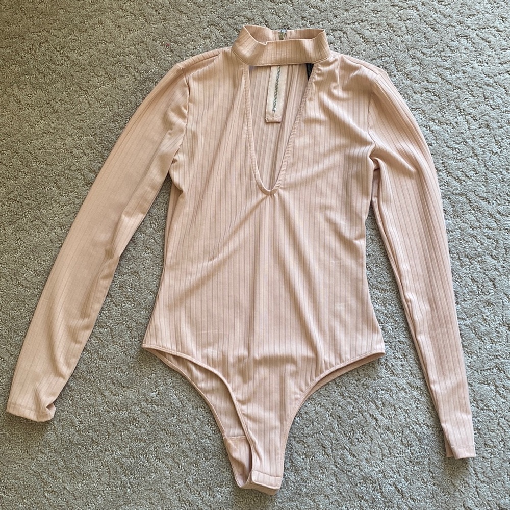 choker cut out bodysuit